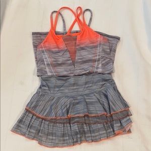 Lucy in love tennis outfit